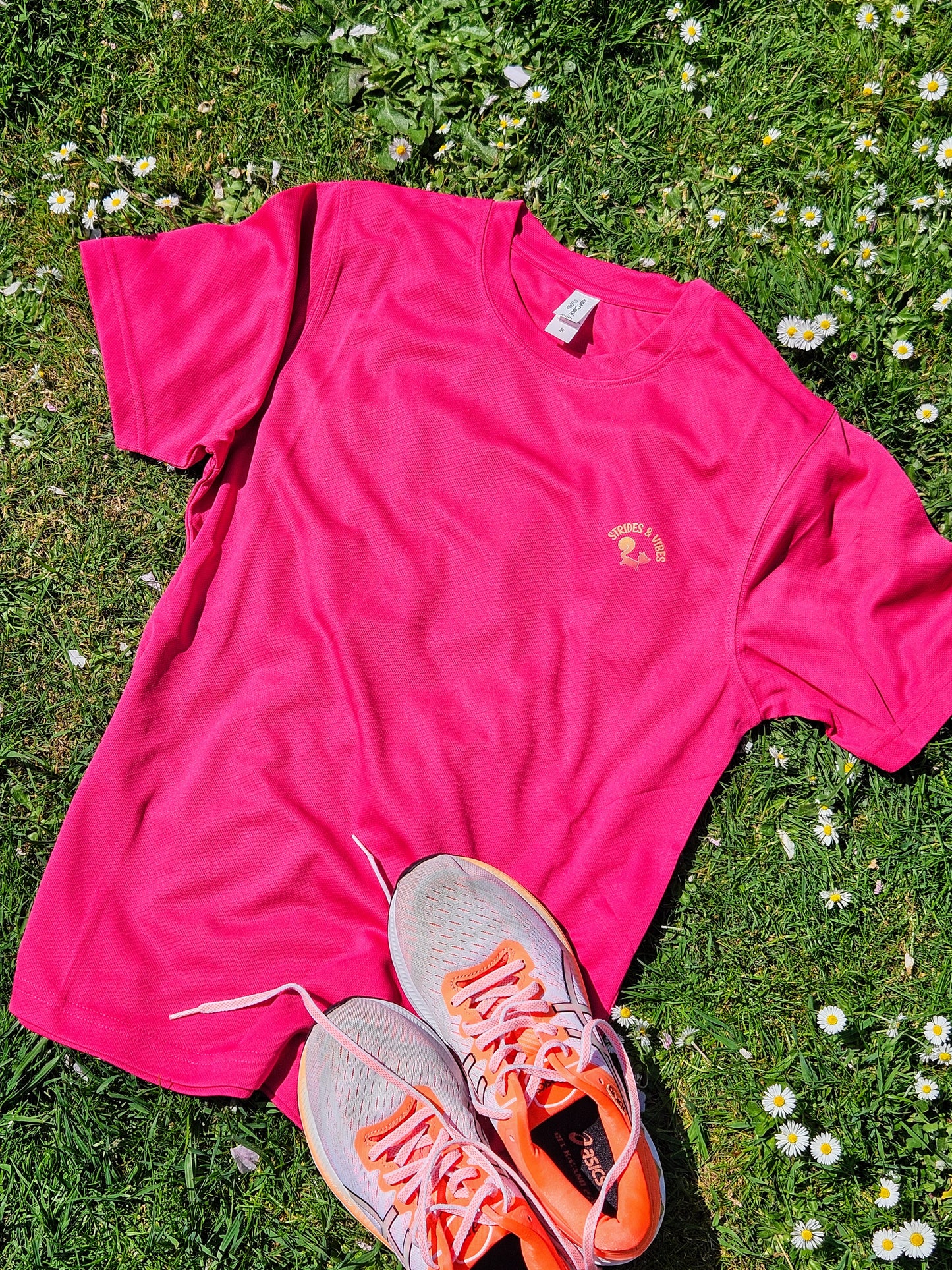 Vibes Not Victory T-Shirt - Hot Pink