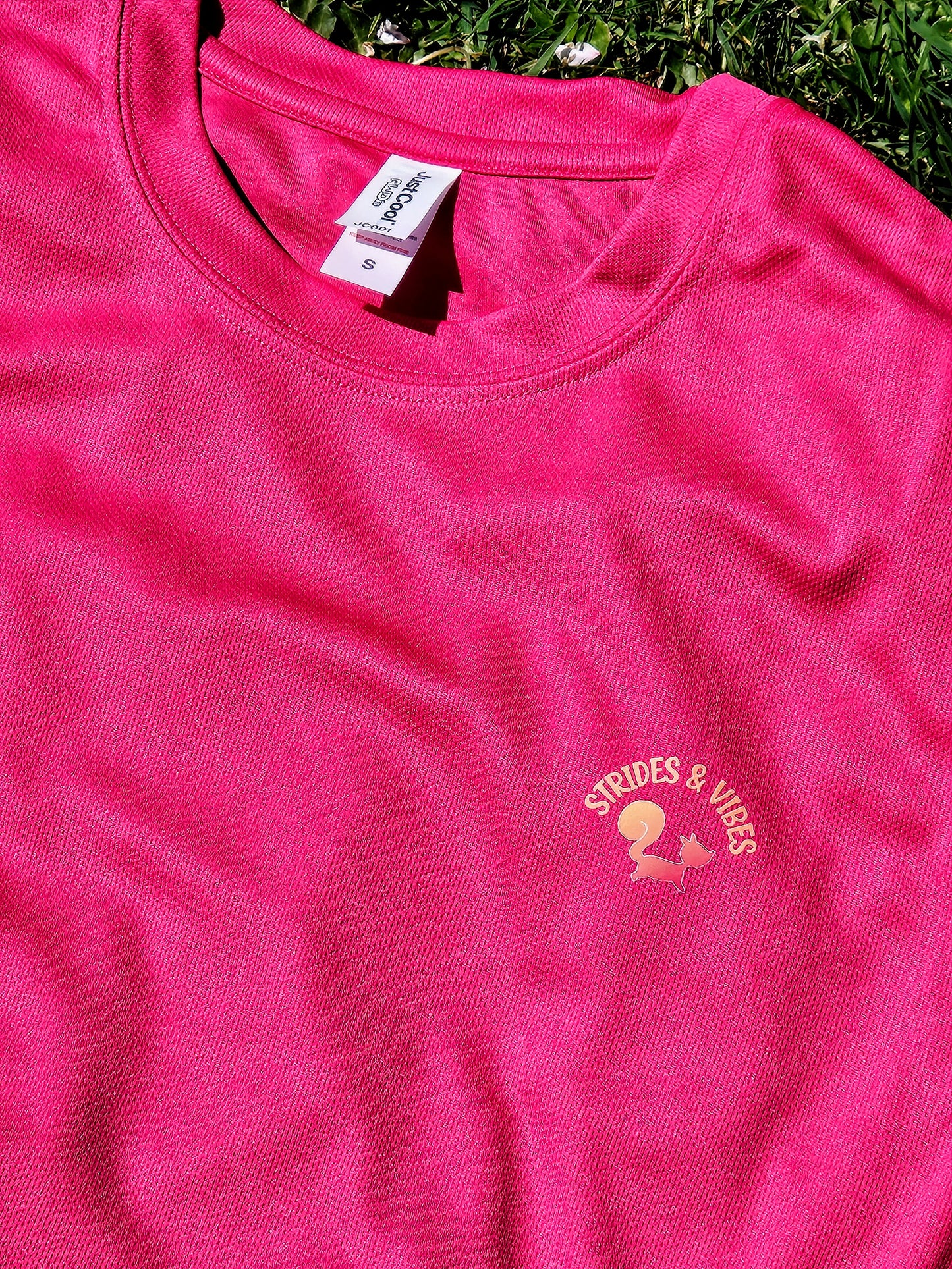 Vibes Not Victory T-Shirt - Hot Pink