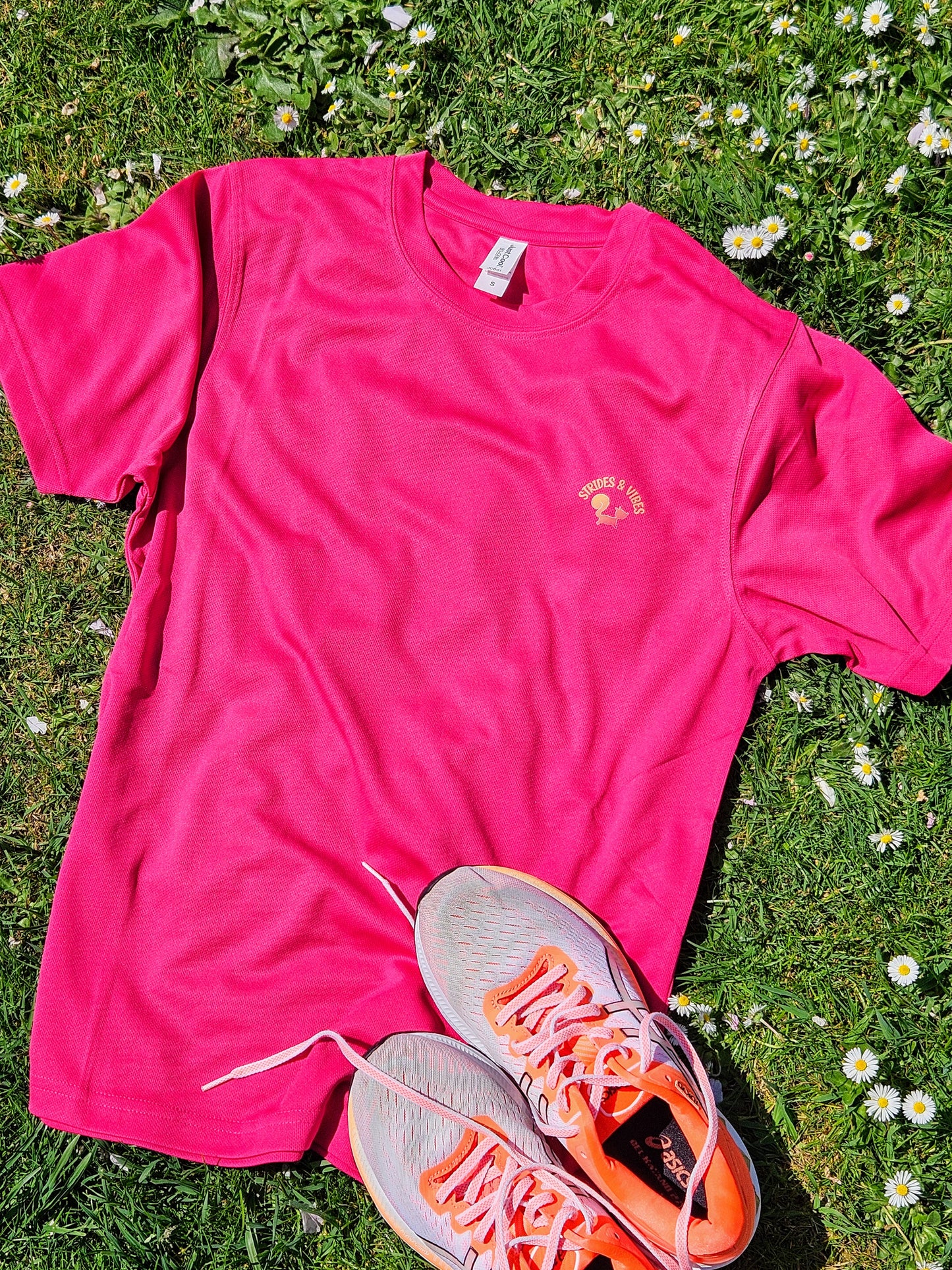 Vibes Not Victory T-Shirt - Hot Pink