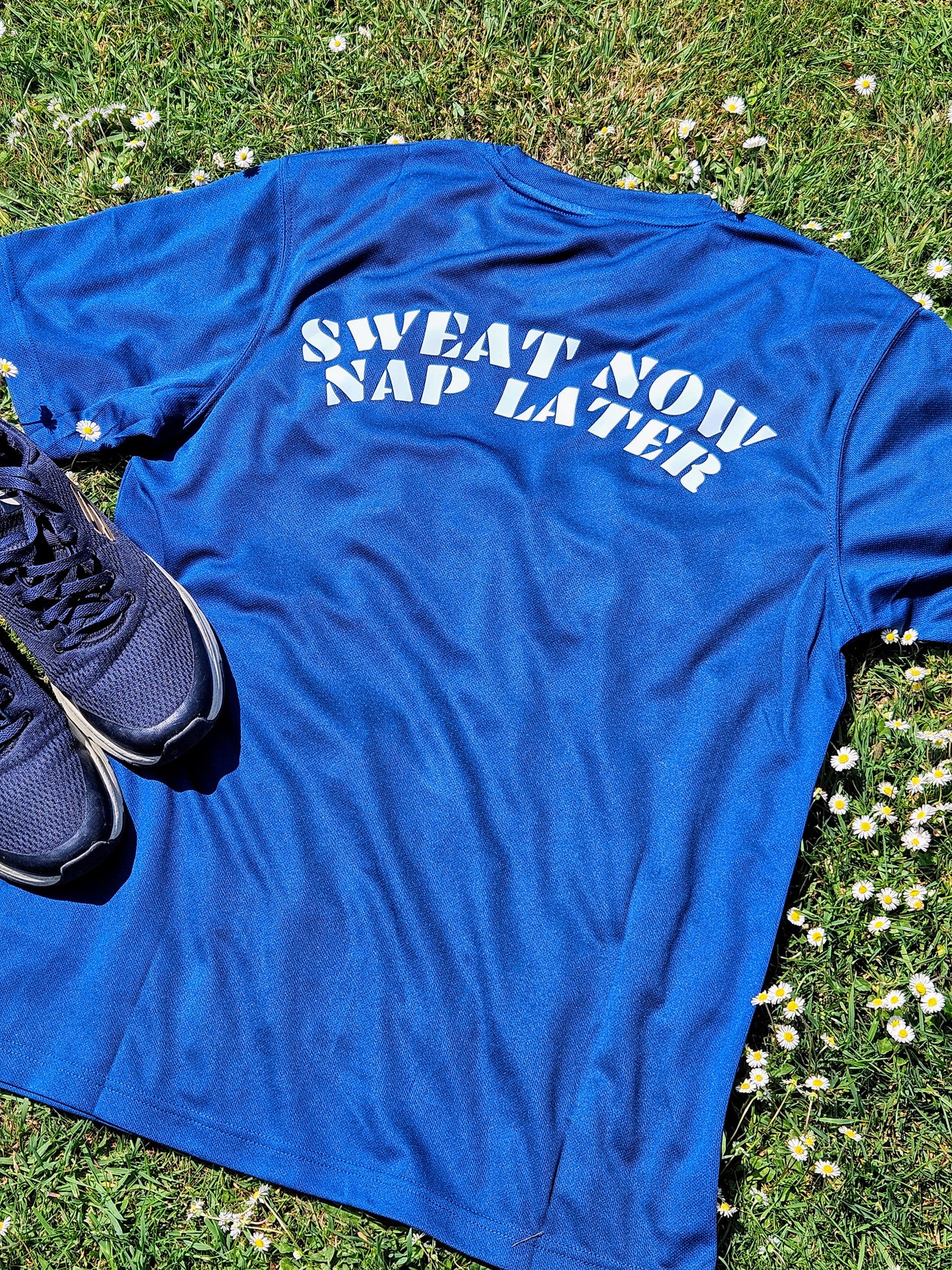 Sweat Now, Nap Later - Ink Blue