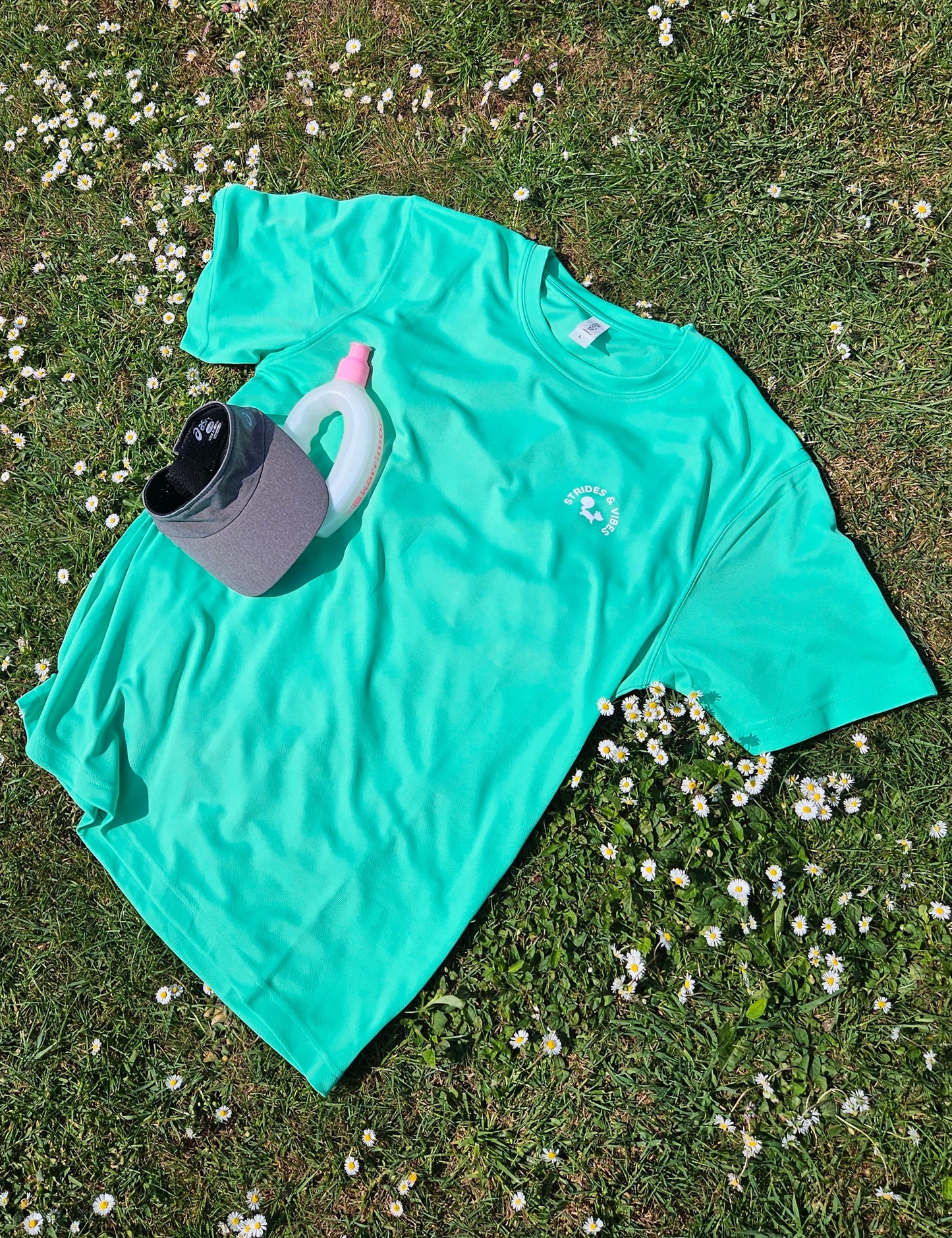 Smile Every Mile T-Shirt - Sour Green