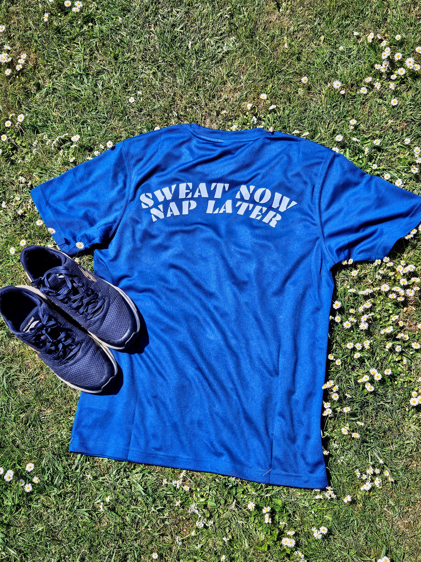Sweat Now, Nap Later - Ink Blue