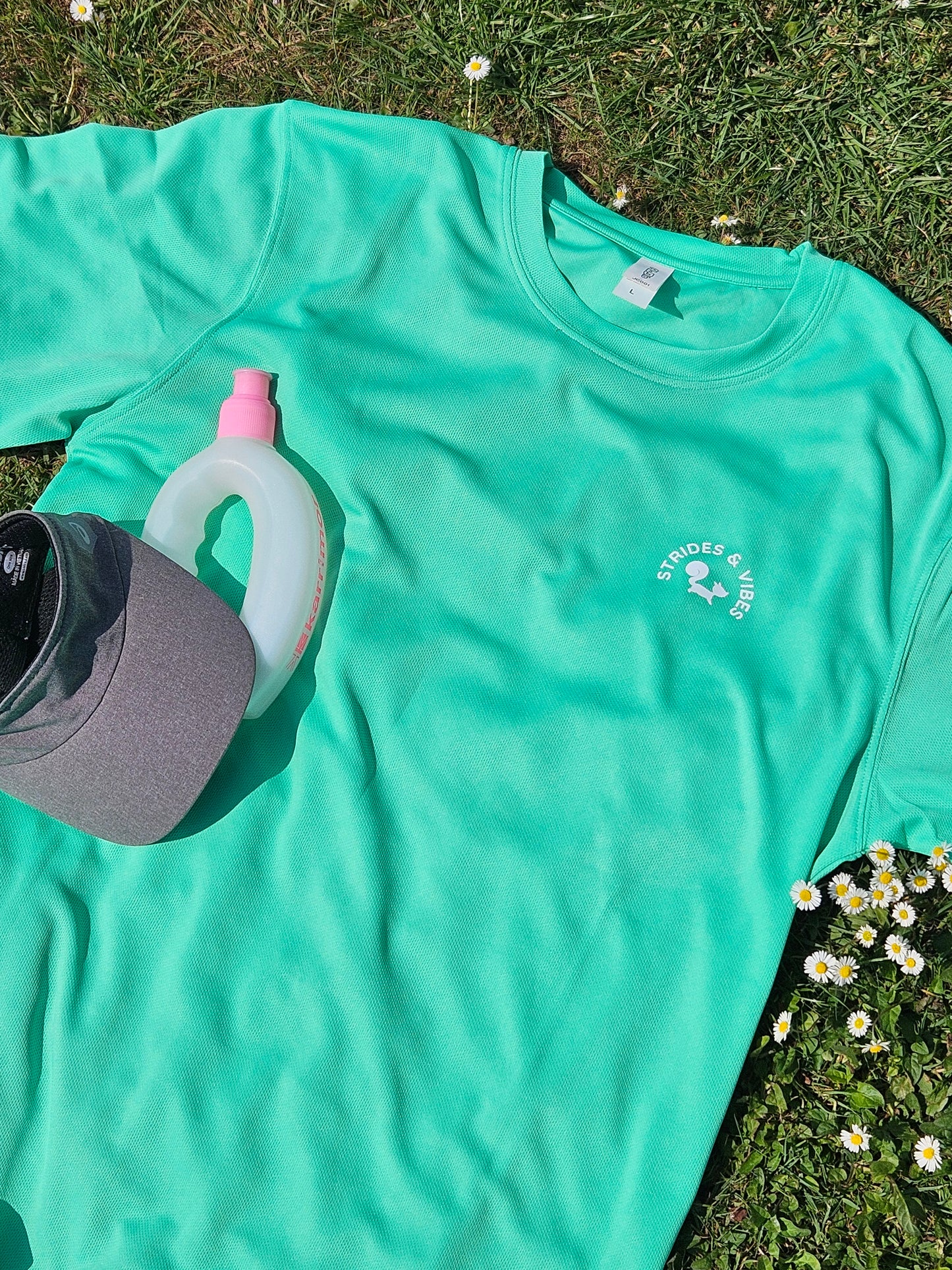 Smile Every Mile T-Shirt - Sour Green