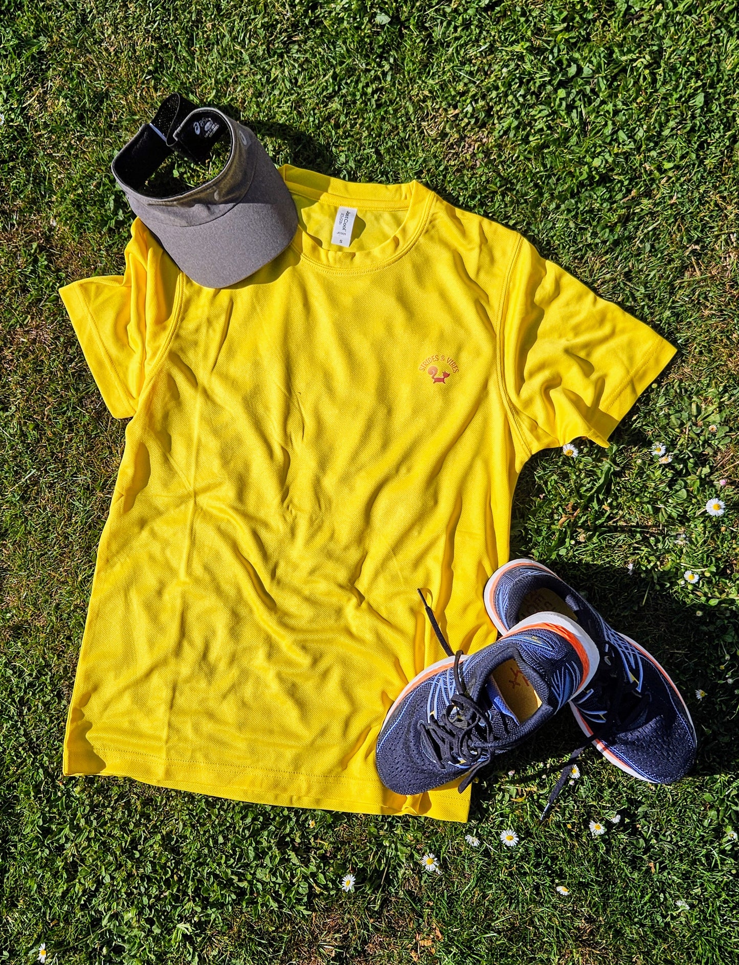 Finish Lines not Finish Times T-Shirt - Sun Yellow