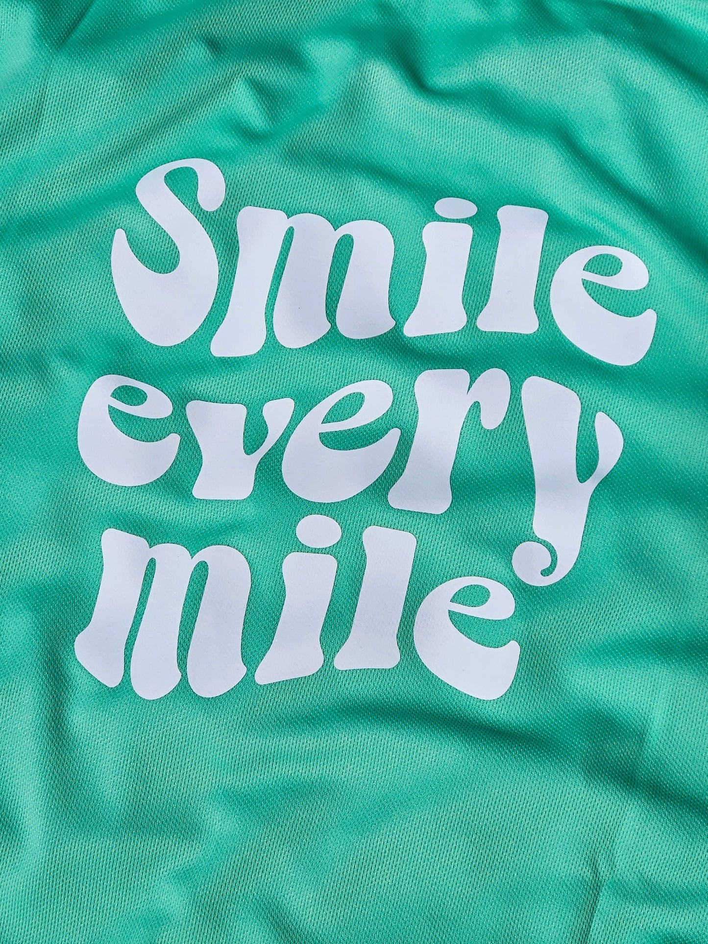 Smile Every Mile T-Shirt - Sour Green