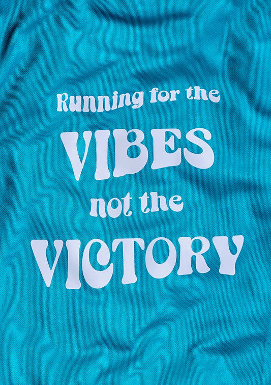 Vibes Not Victory T-Shirt - Turquoise