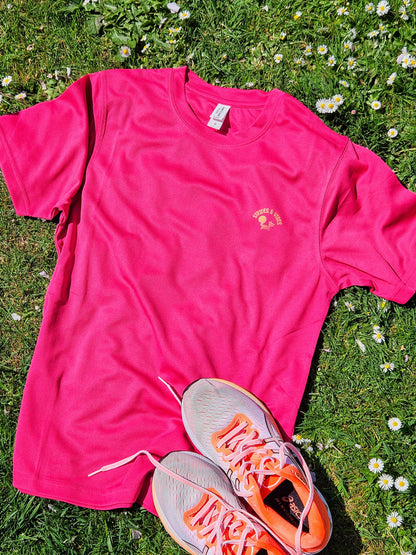 Vibes Not Victory T-Shirt - Hot Pink