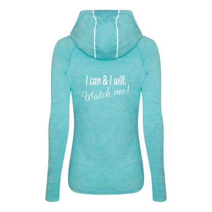 Womens Cool Activewear Cowl Neck Top