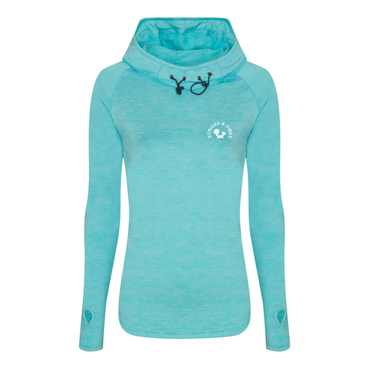 Womens Cool Activewear Cowl Neck Top