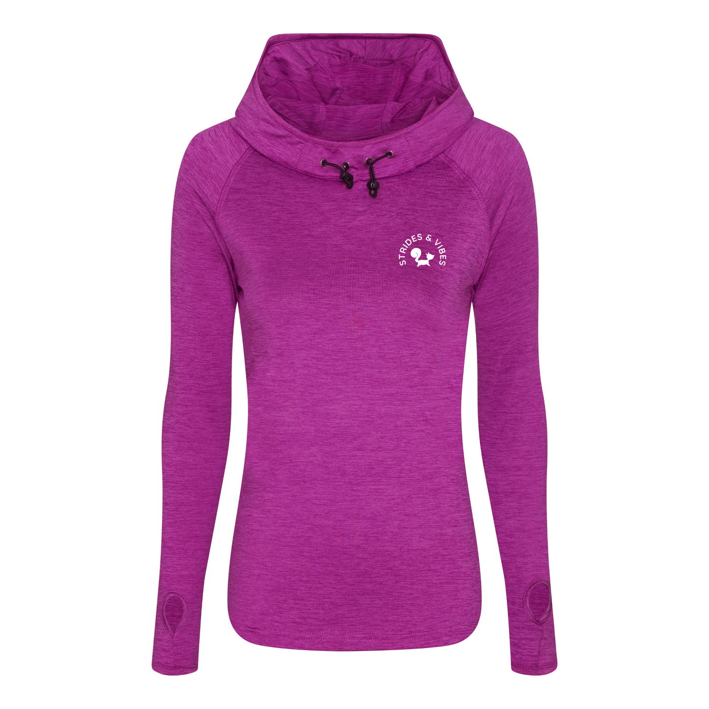 Womens Cool Activewear Cowl Neck Top