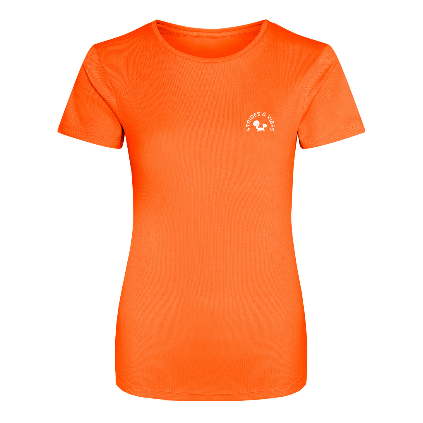 Smile Every Mile Womens Performance T-Shirt