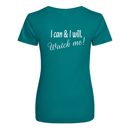 Watch Me Womens Performance T-Shirt