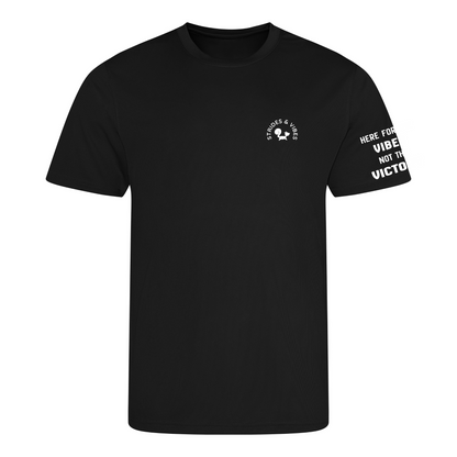 Here for the Vibes Sleeve Print Unisex T-Shirt