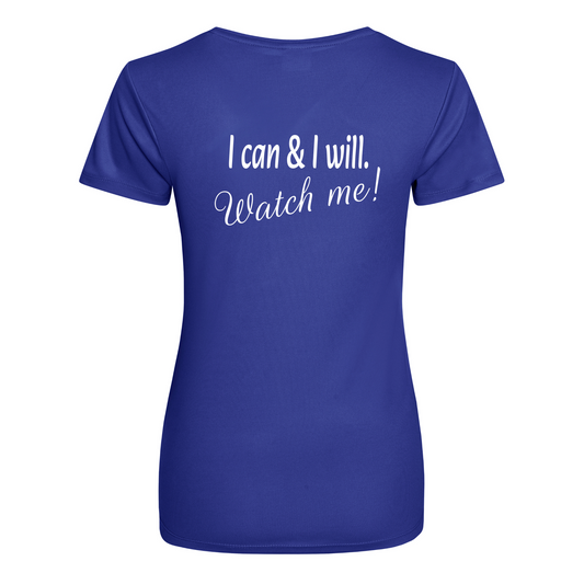 Watch Me Womens Performance T-Shirt