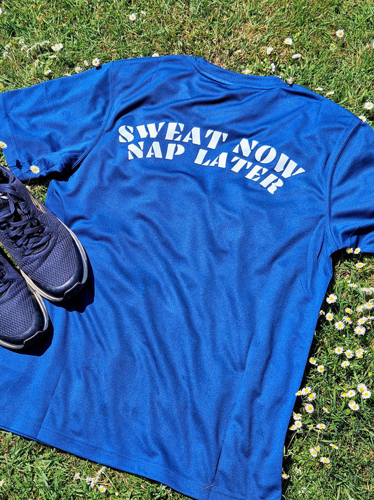 Sweat Now, Nap Later - Ink Blue