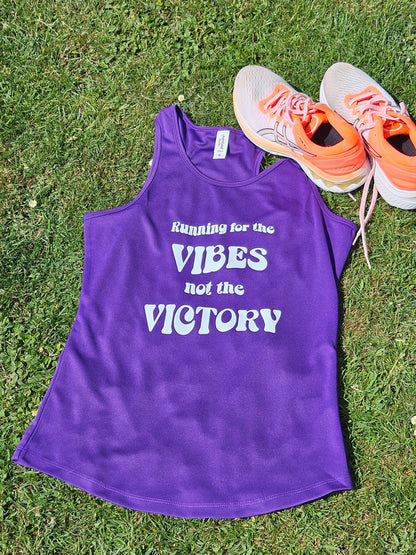 Vibes Not Victory Ladies Vest - Purple