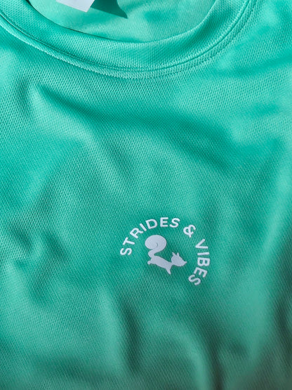 Smile Every Mile T-Shirt - Sour Green