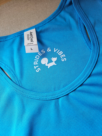 Vibes Not Victory Ladies Vest - Sapphire Blue