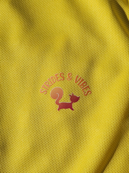 Finish Lines not Finish Times T-Shirt - Sun Yellow