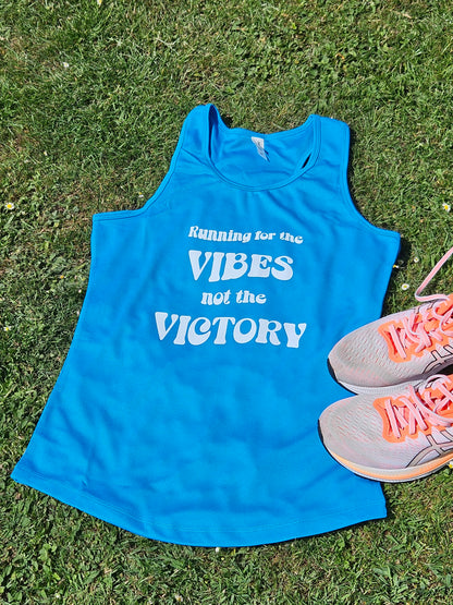 Vibes Not Victory Ladies Vest - Sapphire Blue